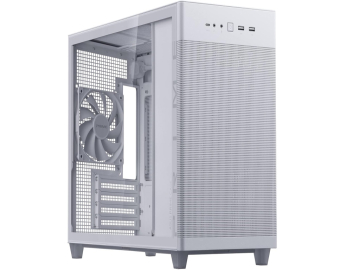 Kucište ASUS AP201 PRIME Tempered Glass Small Tower/Micro ATX/Mini ITX/bez napajanja/bela